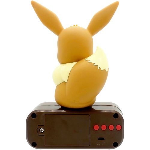 Pokemon Eevee lamp alarm clock slika 7