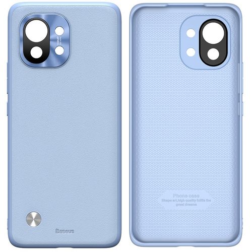 Baseus Alloy Leather Case maska s poklopcem kamere Xiaomi Mi 11 slika 2