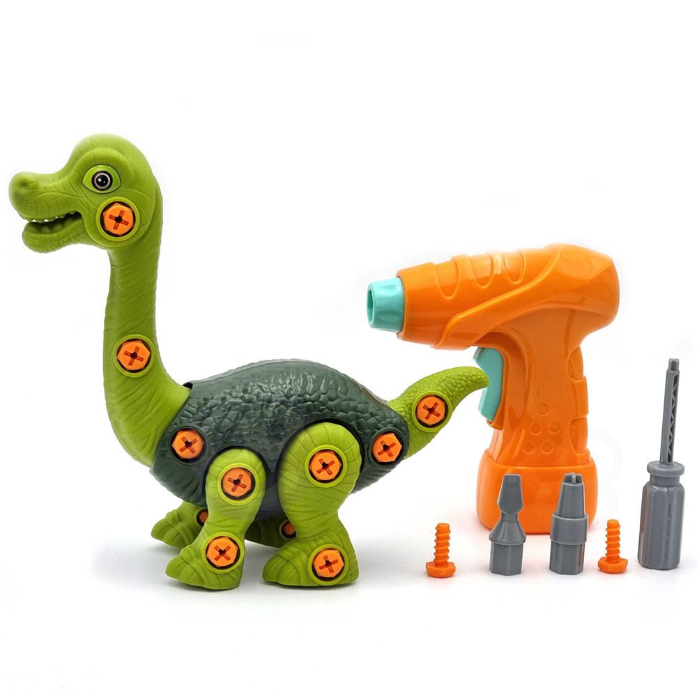 Woopie set za okretnu konstrukciju dinosaura + bušilica 31 kom. slika 2