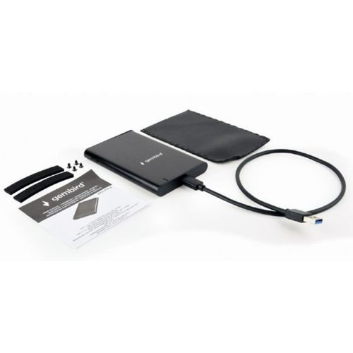 EE2-U3S-6 Gembird USB 3.1 Externo kuciste za 2.5 SATA hard diskove, Type-C, bruseni aluminium,crno A slika 4