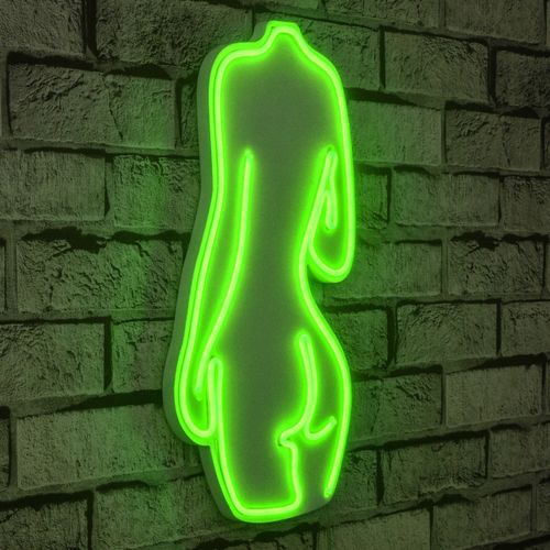 Wallity Ukrasna plastična LED rasvjeta, Sexy Woman - Green slika 9