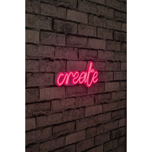 Wallity Ukrasna plastična LED rasvjeta, Create - Pink slika 1