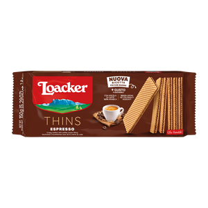 Loacker Thins vafli Espresso 150g