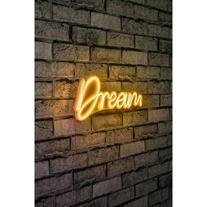 Wallity Ukrasna plastična LED rasvjeta, Dream - Yellow