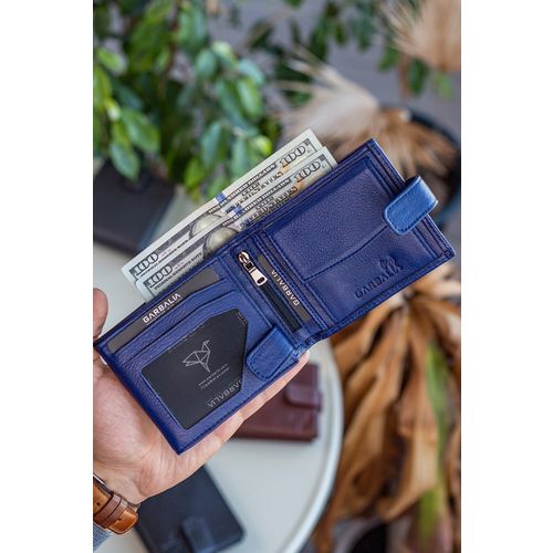 Chelsea - Navy Blue Navy Blue Man's Wallet slika 2