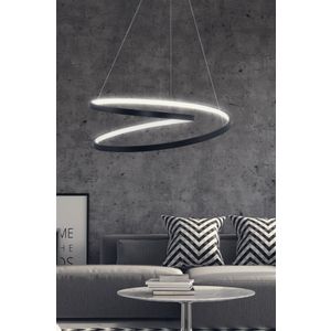 Whirpool - Black, White Light Black Chandelier