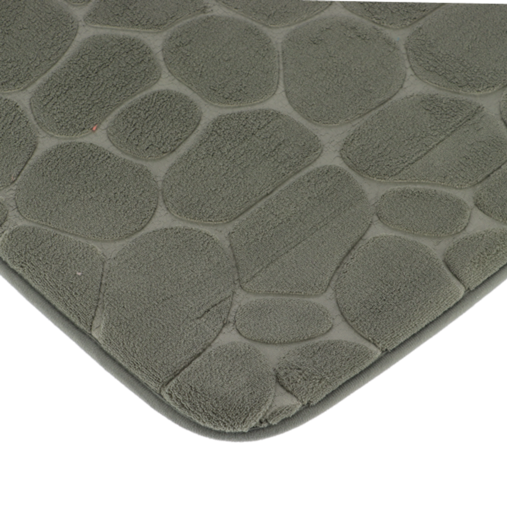 Tendance kupaonski tepih pebble 50x80 cm memorijska pjena, kaki slika 2