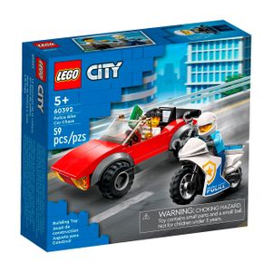 LEGO® CITY 60392 Potjera automobila s policijskim motociklom