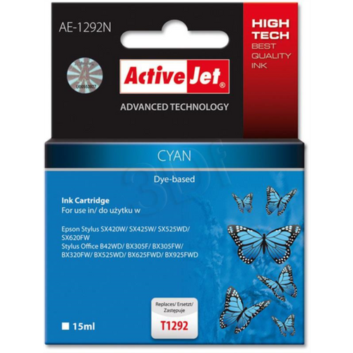 ActiveJet cijan tinta za Epson T1292 slika 1