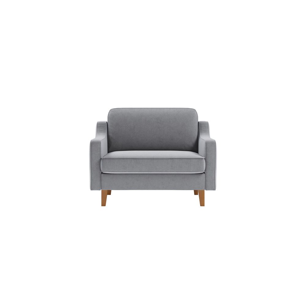Fotelja Robin Loveseat - boje: siva magla orah slika 2