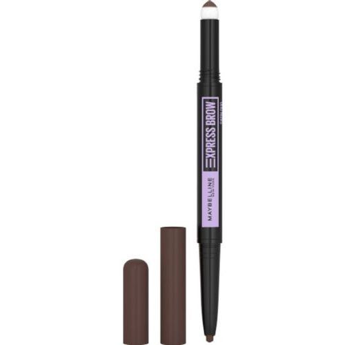 Maybelline New York Express Brow Satin Duo olovka za obrve 4 Dark Brown slika 1