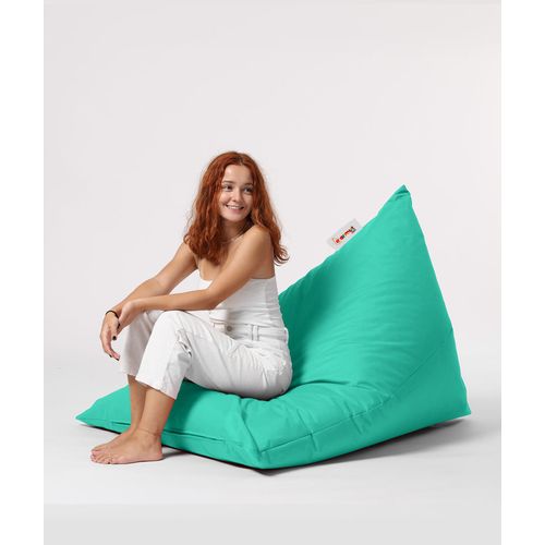 Atelier Del Sofa Vreća za sjedenje, Pyramid Big Bed Pouf - Turquoise slika 8