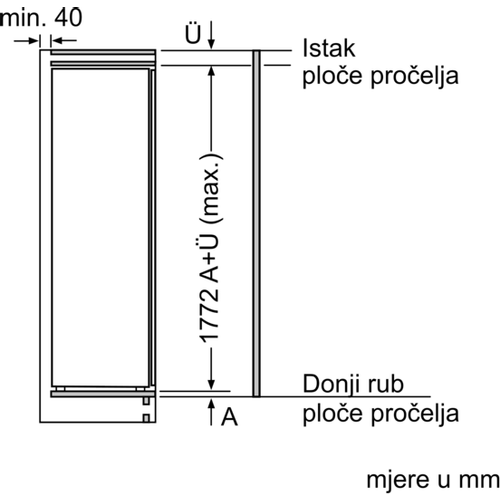 Bosch ugradbeni hladnjak KIF81PFE0 slika 8