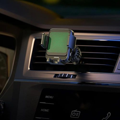 JoyRoom - Držač za automobil s bežičnim punjenjem (JR-ZS341) - s gradijentnim svjetlom- za ventilacijski otvor- 15 W - crni slika 4