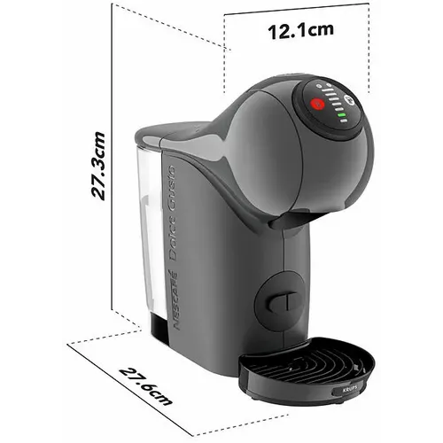 Krups Dolce Gusto KP243B10 Aparat za kafu, Antracit sivi slika 6