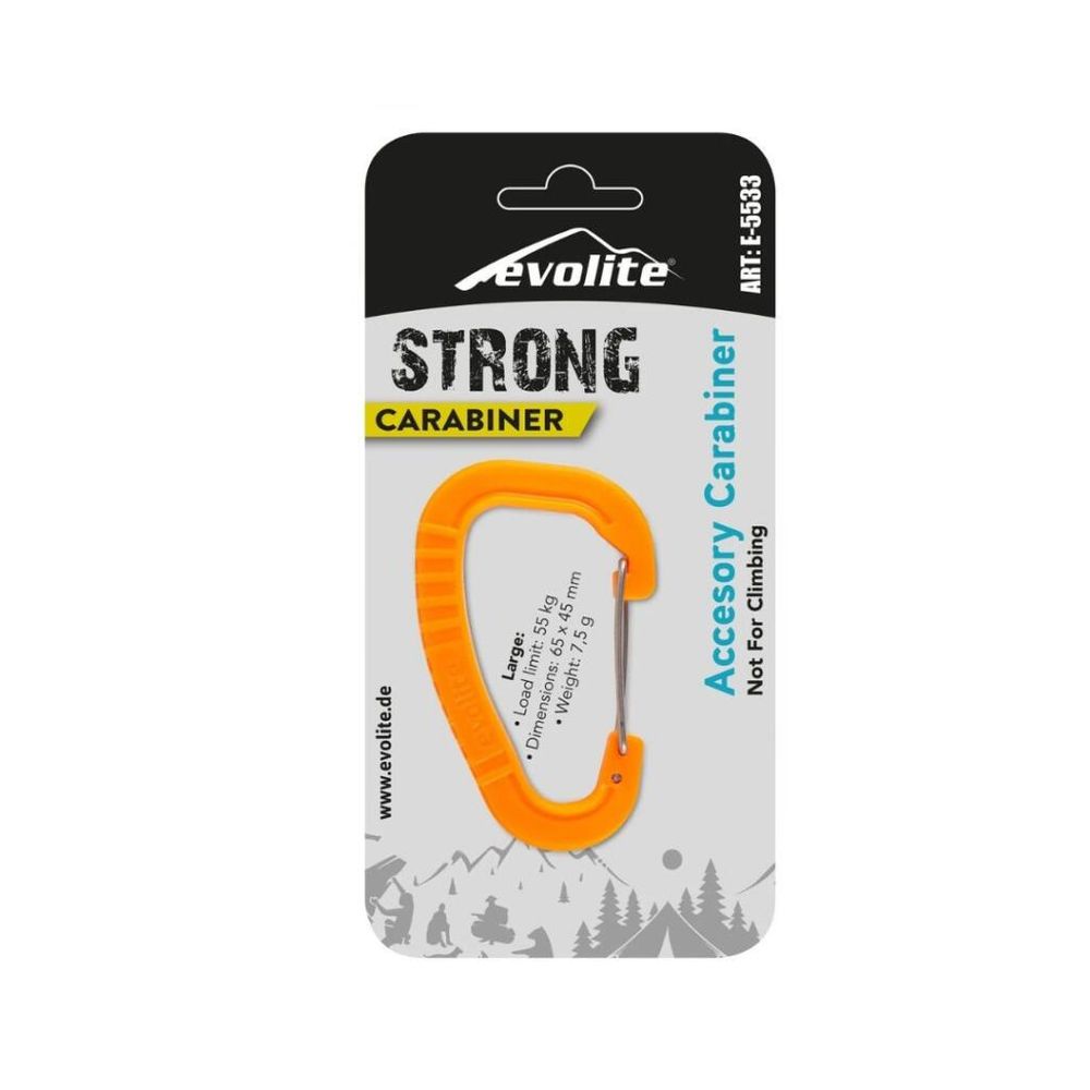 Evolite Karabiner Strong Large, Narandžasti slika 1