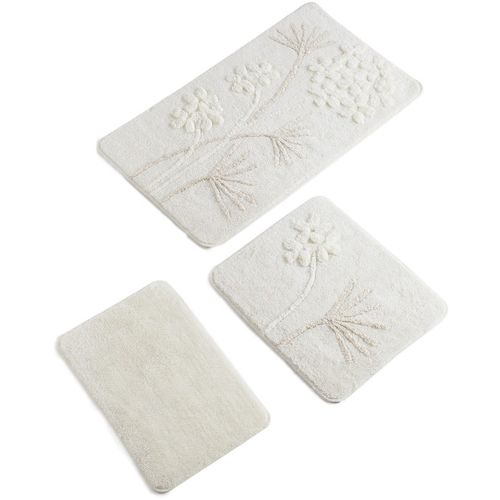 Orkide - Ecru Ecru Bathmat Set (3 Pieces) slika 3