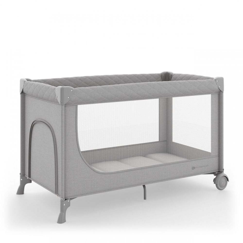 Kinderkraft Vikend krevetac Leody Up, Grey slika 2