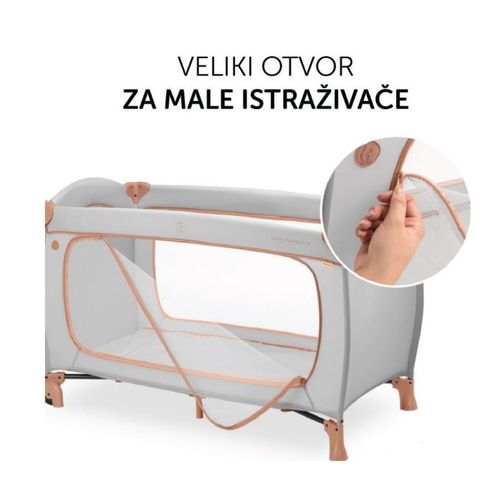 Hauck Prenosivi Krevetac Sleep N Play Go Plus,Cork slika 4