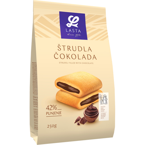 Lasta štrudla čokolada 250g slika 1