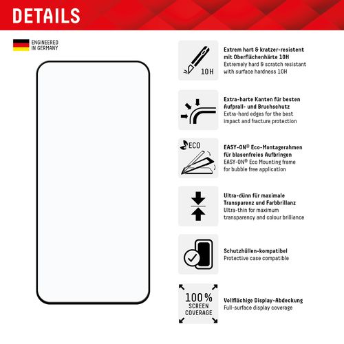 Zaštitno staklo DISPLEX Real Glass 2D Full Cover za Samsung Galaxy A35/A55 5G slika 8