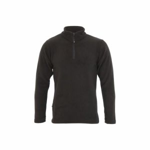 XGB3 Flis muški duks PLF Thermo Mid Zip, Black
