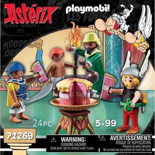 Playset Playmobil Asterix: Amonbofis and the poisoned cake 71268 24 Dijelovi slika 3