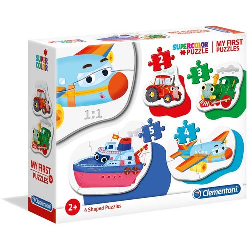 Clementoni Puzzle 2-3-4-5 My Firstmeans Of Transport slika 1