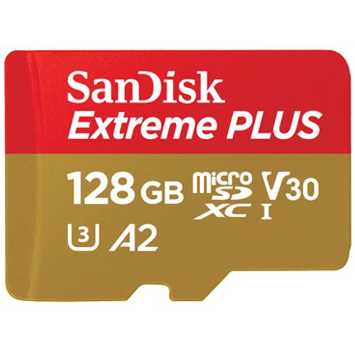 Memorijska kartica SANDISK Extreme Plus microSDXC 128GB, SDSQXBD-128G-GN6MA slika 1