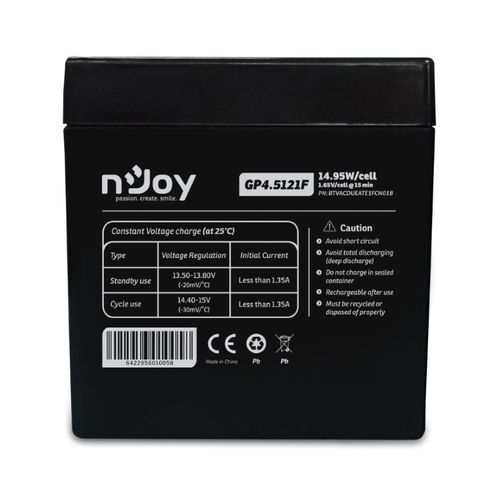 NJOY GP4.5121F baterija za UPS 12V 14.95W (BTVACDUEATE1FCN01B) slika 2