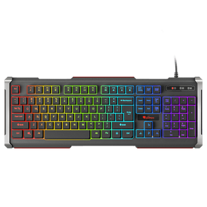 Natec NKG-0993 GENESIS RHOD 400 RGB, Gaming Keyboard, Antighosting, Spill Proof, RGB Backlit, Wired, USB