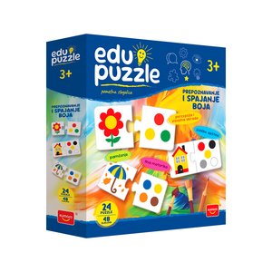 Kumaro Edukativne puzzle - Prepoznavanje i spajanje boja