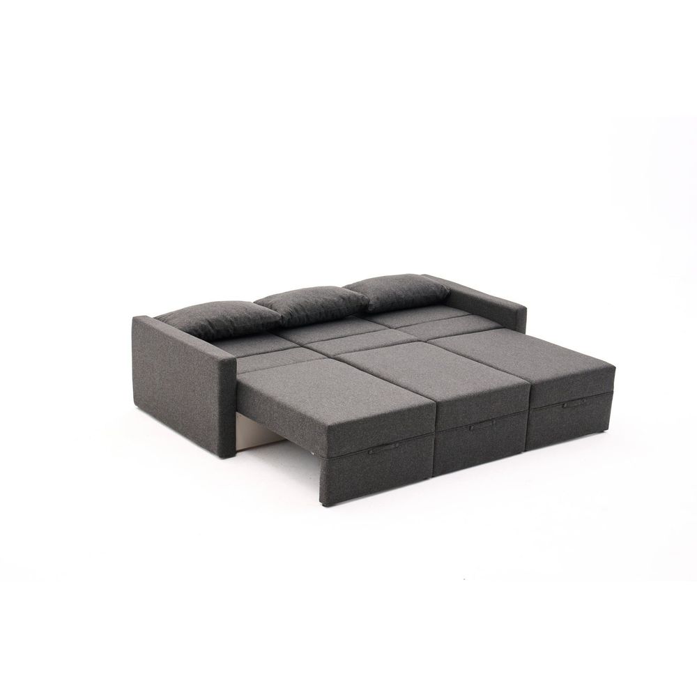 Sofa na razvlačenje za 3 osobe Saros - antracit slika 7