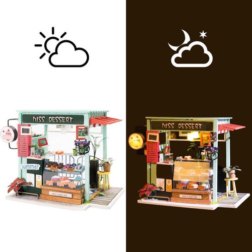 Ice Cream Station miniature house 3D puzzle slika 2