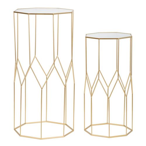 Mauro Ferretti Stolić NEW GLASS set 2 kom 50X46X100-40X37X80 cm slika 1