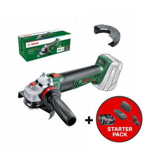 Bosch AdvancedGrind18V-80 solo alat - kutna brusilica  + Starter Set 18V Alliance – baterija PBA 18V 2,5 Ah + punjač AL 18V-20 W