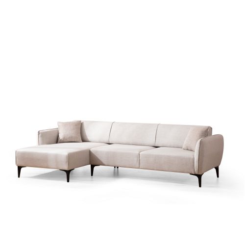 Atelier Del Sofa Kutna garnitura, Bijela, Belissimo Left - Off White slika 5