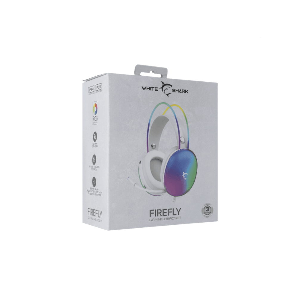 White Shark HEADSET GH-2342 FIREFLY, bijele slika 7