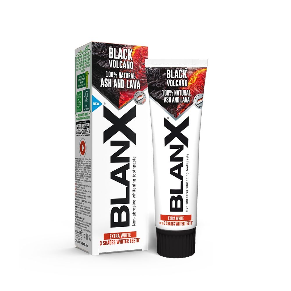 BlanX Black Volcano Pasta za zube 75ml slika 1