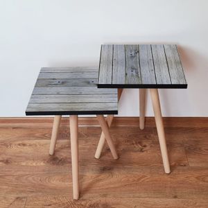 Nesting stolovi 2Shp363 - (2 komada) - boje: siva
