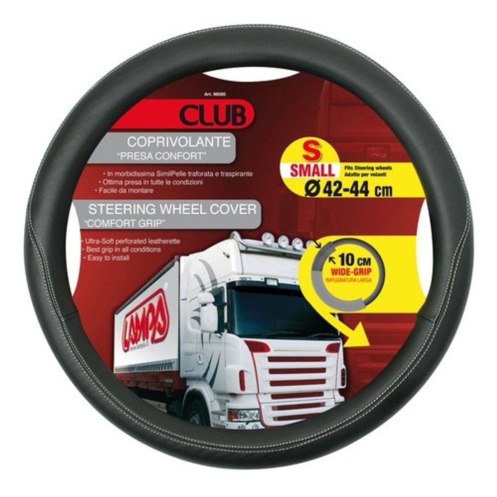 Lampa Navlaka za volan, Club, crna, 42-44 cm slika 1