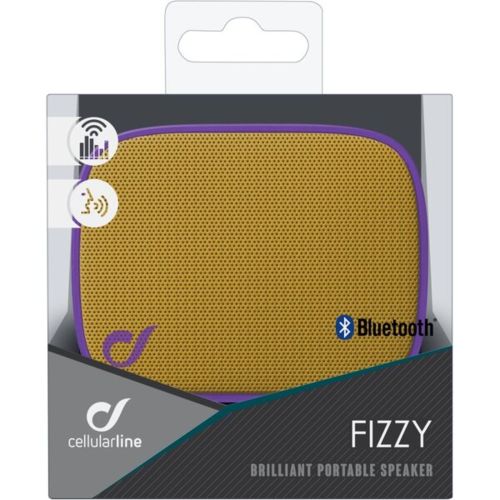 Cellularline Bluetooth zvučnik AQL Fizzy yellow slika 2