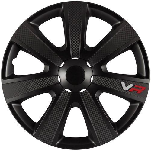 UNIVERZALNE RATKAPNE 16" VR CARBON-BLACK- ABS SET slika 2