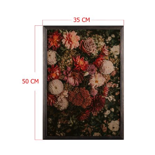 Wallity Drvena uokvirena slika, Flower mix slika 3