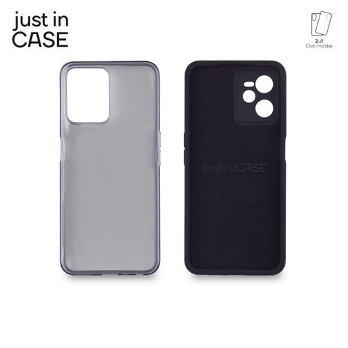 2u1 Extra case MIX paket CRNI za Realme C35 slika 3