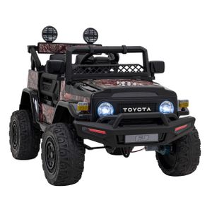 Licencirani auto na akumulator Toyota FJ Cruiser 4x4 - crni