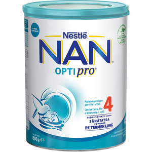 Nestlé NAN® OPTIPRO® 4, Prah za pripremu mliječnog napitka za malu djecu, limenka, 800g 