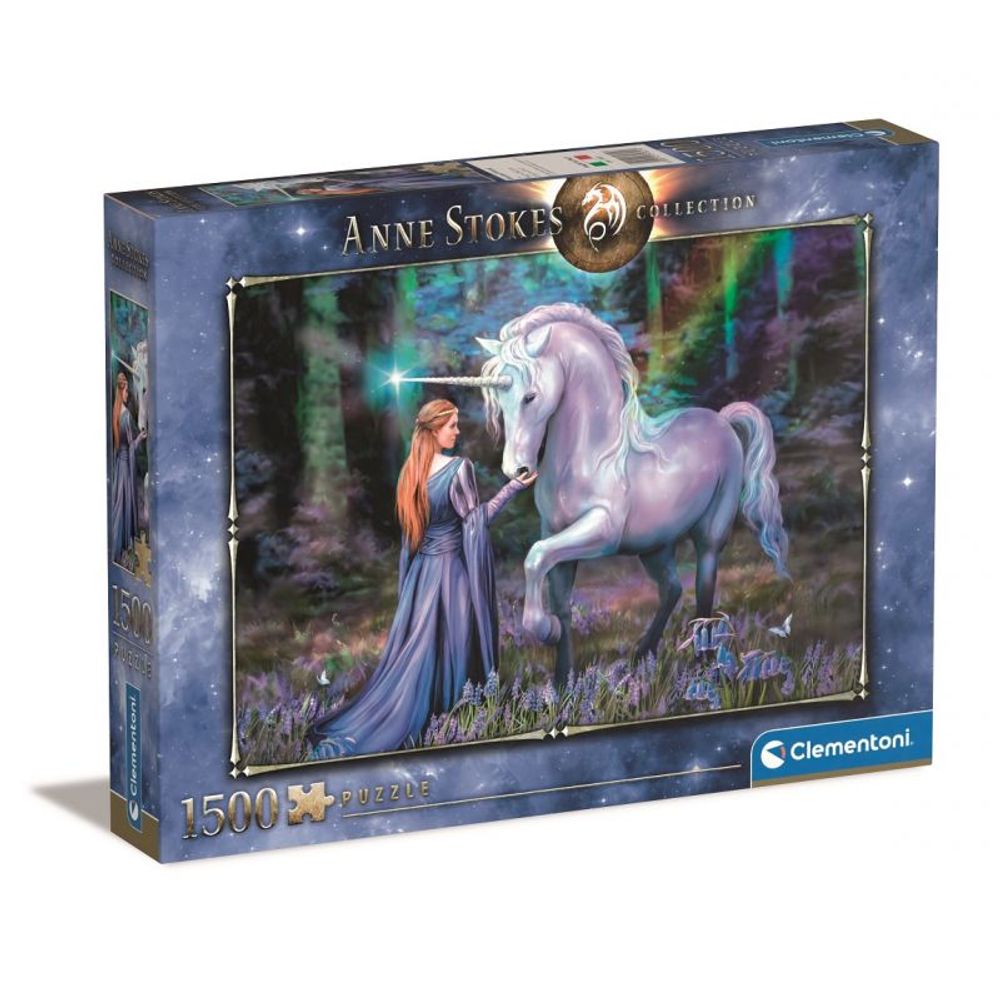 Clementoni Puzzle Anne Stokes - Bluebell Wood 1500kom slika 1