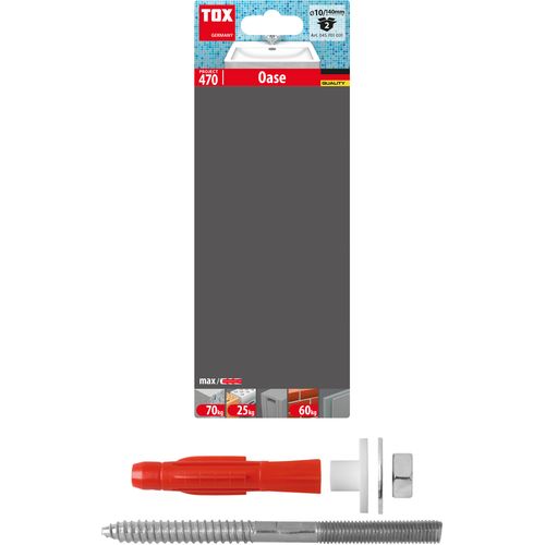 Tox OASE (2/1) set za fiksiranje umivaonika na zid slika 1