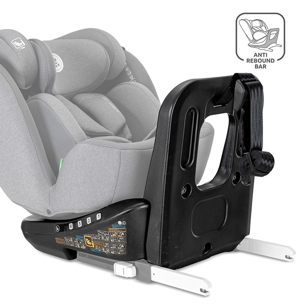 Lorelli Rotirajuća autosjedalica Auriga i-Size 40-150cm Isofix sa Anti Rebound štitnikom, Green slika 8